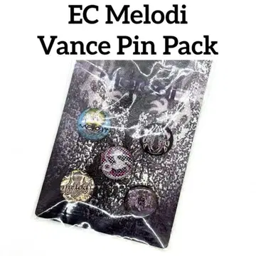 EC Melodi 캔뱃지 5개 세트 핀 배지 핀즈