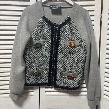 MOSCHINO 비쥬 장식 캐주얼 점퍼