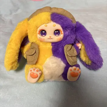 라부부의 동료 바이컬러 토끼 봉제 인형 모험가