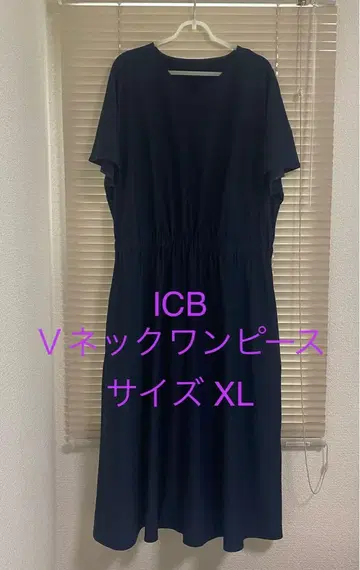 ICB V넥 원피스 XL 사이즈