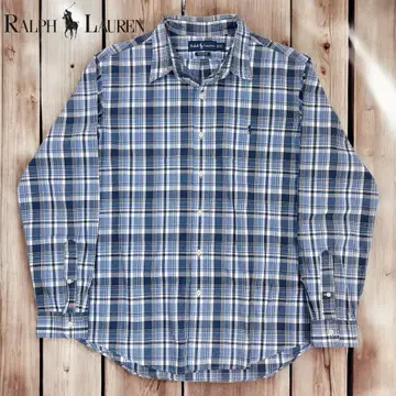 08M119 RALPH LAUREN 긴팔 버튼 다운 OX 셔츠 XL