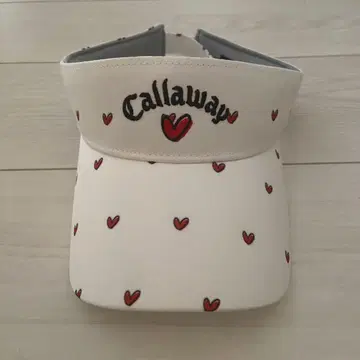 Callaway 하트 무늬 바이저 러브캘러웨이
