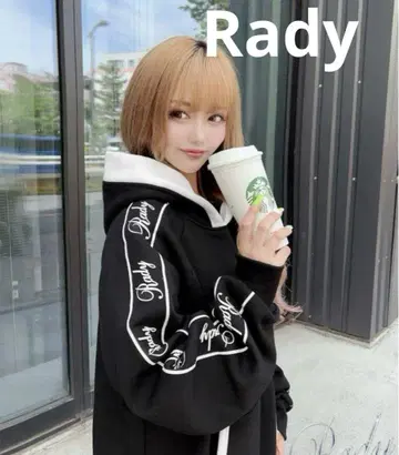 Rady 로고 후드티 그레이
