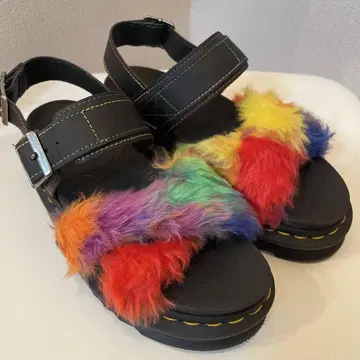 Dr.Martens 닥터마틴 VOSS II FLUFFY 레인보우