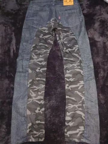 KOJIMA GENES 카모플라쥬 데님 팬츠 새상품