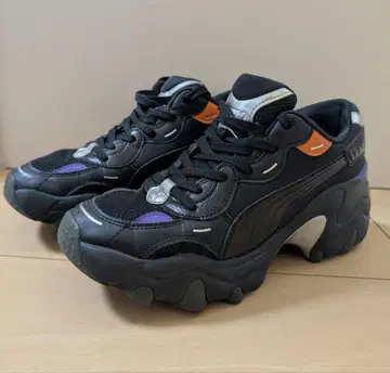 Puma 블랙 스니커즈 펄서 웨지 테크