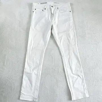갭 1969 스키니 데님 청바지 스트레치 화이트 데님 31 x 30