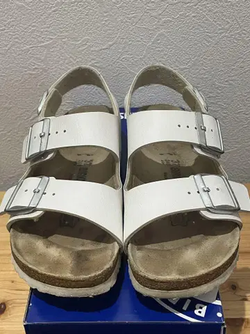 BIRKENSTOCK 버켄스탁/Milano 밀라노/화이트 37 사이즈