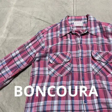 BONCOURA 본쿠라 오픈 카라 셔츠 레이온