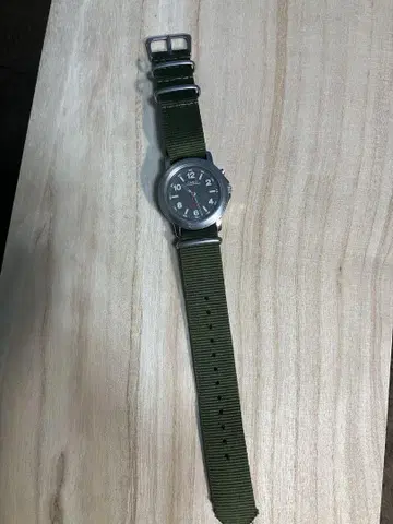 CASIO 레어 밀리터리 워치 일루미네이터 작동품