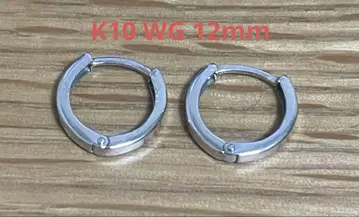 K10 WG 중절 후프 귀걸이 12mm