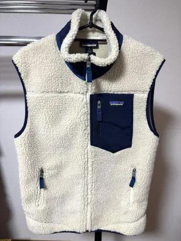 patagonia 레트로x 베스트 S 사이즈 아이보리