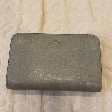 FURLA 접이식 지갑 그레이
