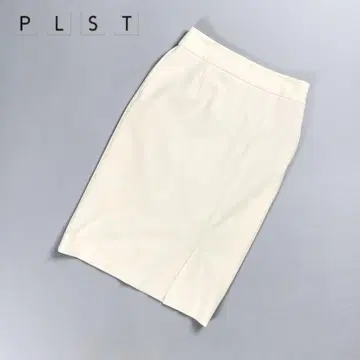 PLST 타이트 스커트 두꺼운 원단 포켓 아이보리 사이즈 S*FD78