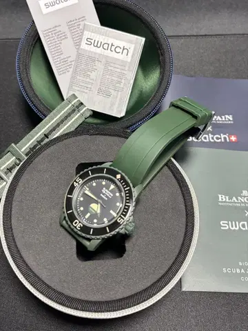 블랑팡 스와치 Green Abyss