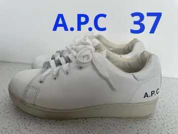 A.P.C. 화이트 스니커즈 37