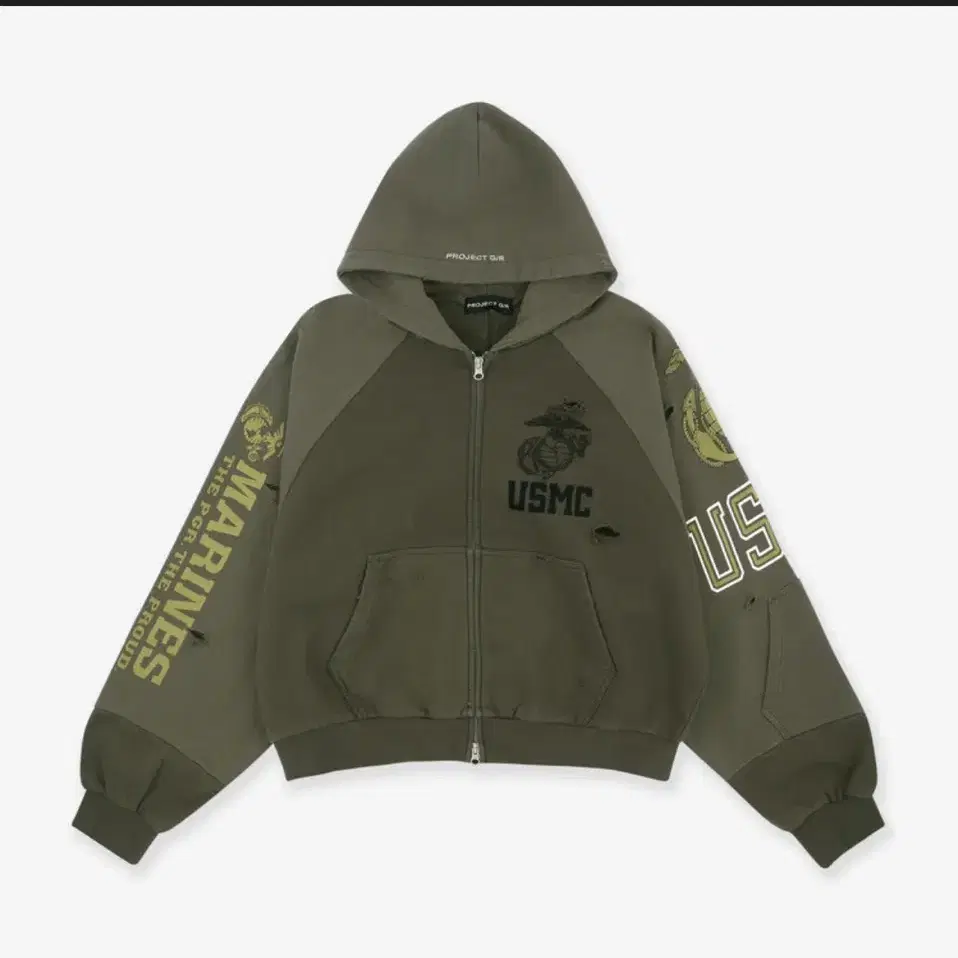 トップス Project GR RECONSTRUCTED FOLDED HOODIE PROJECT G/R - Reconstructed Folded Zip Hoodie | HBX