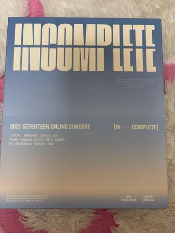 SEVENTEEN incomplete DVD 새상품