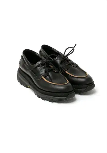 25SS Sacai 블랙 Boat Shoes 사이즈 42