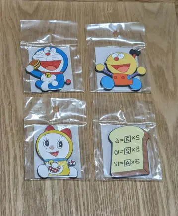 [4종 세트 초초 가격 인하] 러버 마그넷 도라에몽 후지코 뮤지엄 한정판
