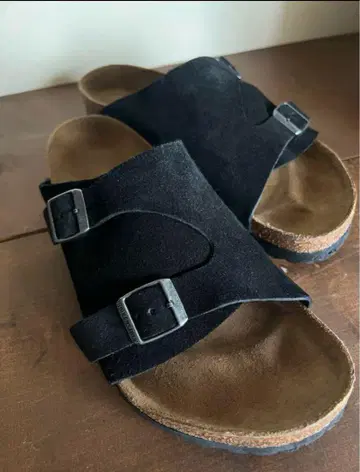 버켄스탁 BIRKENSTOCK 취리히 스웨이드 블랙 43