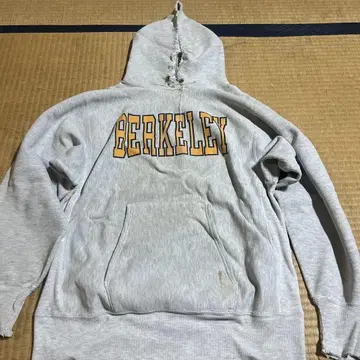 BEARKELEY 후드 부착 후드티 그레이