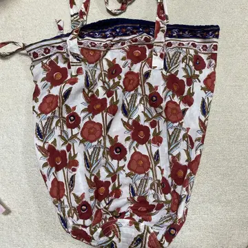 꽃무늬 자수 토트백 todayful