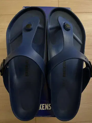 BIRKENSTOCK 네이비 플립플랍 41