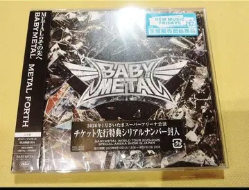 미개봉 새상품! 시리얼 봉입 BABYMETAL METAL FORTH CD