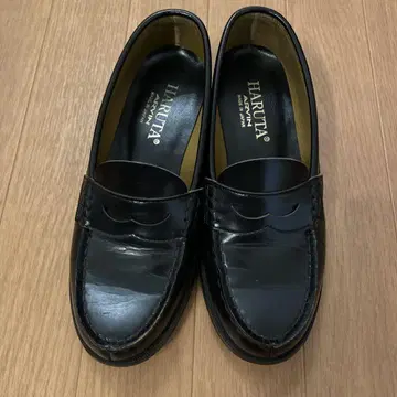 HARUTA 블랙 로퍼