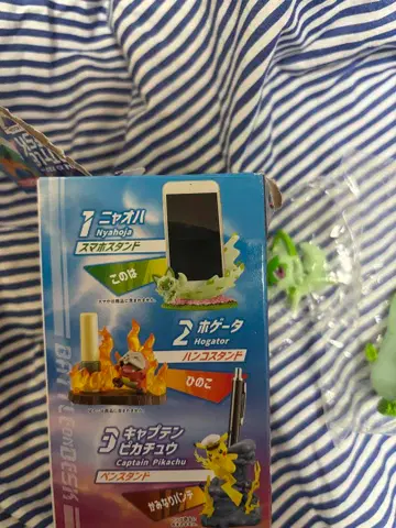 포켓몬스터 배틀 온 데스크 냐오하 스마트폰 스탠드 피규어
