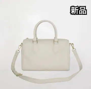 RANDEBOO Minimal Boston Bag 아이보리 새상품