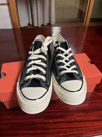 [미사용 새상품] 척테일러 CT70 블랙 컨버스 26cm