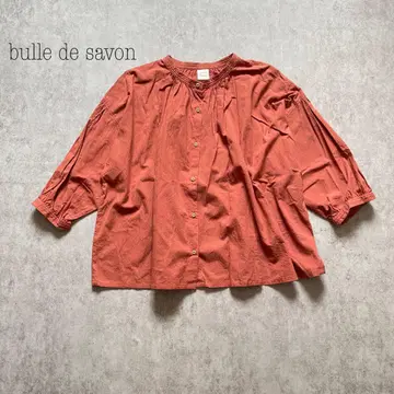 뷔르데사봉 bulle de savon Washer 개더 블라우스