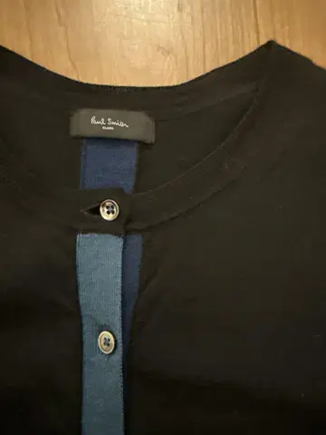 Paul Smith Black 긴팔 가디건 블랙 파랑