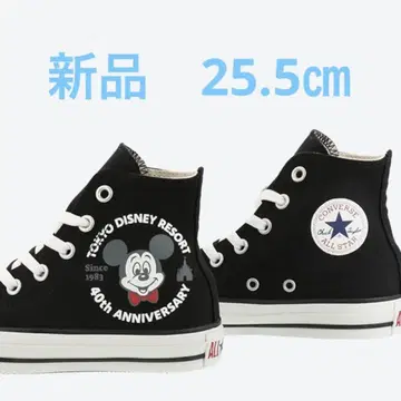 25.5cm 일본 한정 디즈니 40주년 콜라보 컨버스 converse