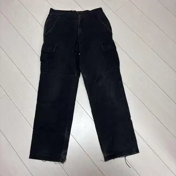 GUNG HO 건호 베이커 팬츠 카고 팬츠 블랙 USA제