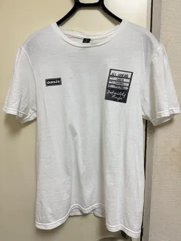 Oasis 화이트 티셔츠
