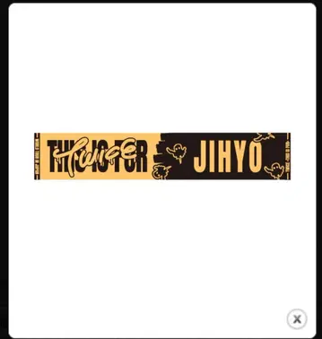 TWICE 머플러 타월 JIHYO 지효