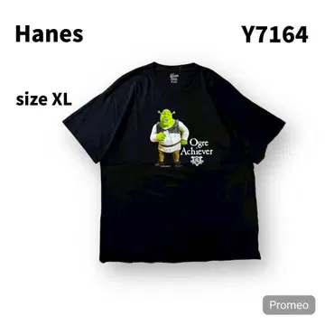 [ 즉시 구매 OK ] Hanes 반팔 티셔츠 사이즈 XL 블랙
