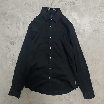 A/X ARMANI EXCHANGE 긴팔 로고 자수 블랙 남성용
