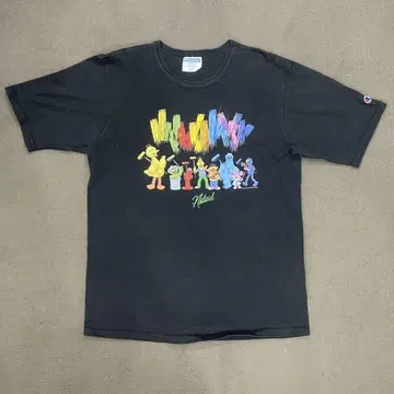 SESAME STREET 세서미 스트릿 x 챔피온 T셔츠 M
