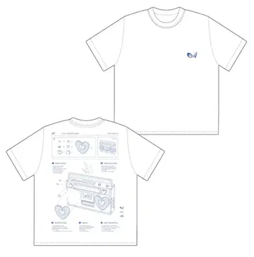 eill 티셔츠 화이트