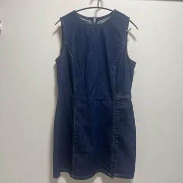 ZARA 데님 슬리브리스 원피스