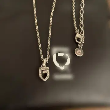 GARNI 가르니 실버 G 탑 목걸이