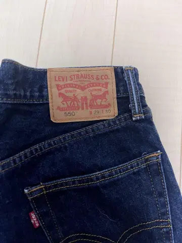LEVI STRAUSS & CO. 550 스트레이트 데님 29/30