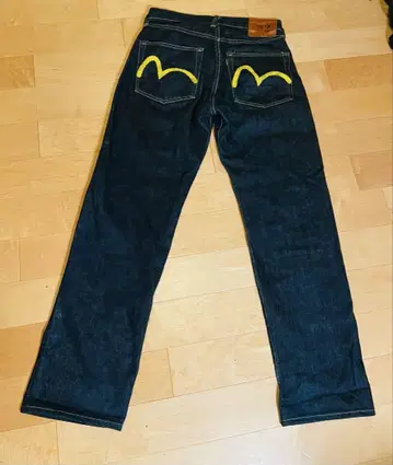 에비수 청바지 29x35 노랑 갈매기