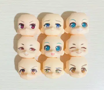 넨도로이드 얼굴 부품 9점 묶음 판매