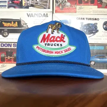 새상품 캡 코튼 MACK trucks 트래커캡 블루