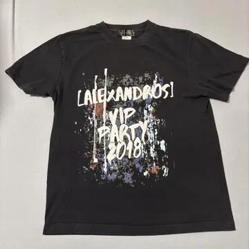 [ALEXANDROS] VIP PARTY 2018 티셔츠 L 사이즈